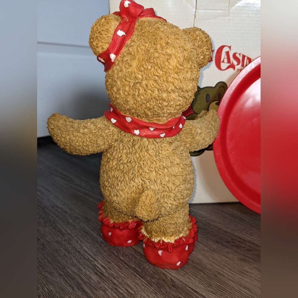 Valentine's Table Top Teddy Bear Tray holder - Picture 3 of 4